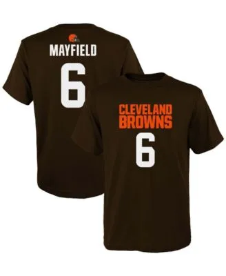 Baker Mayfield Youth Cleveland Browns Mainliner Player Name & Number T-Shirt