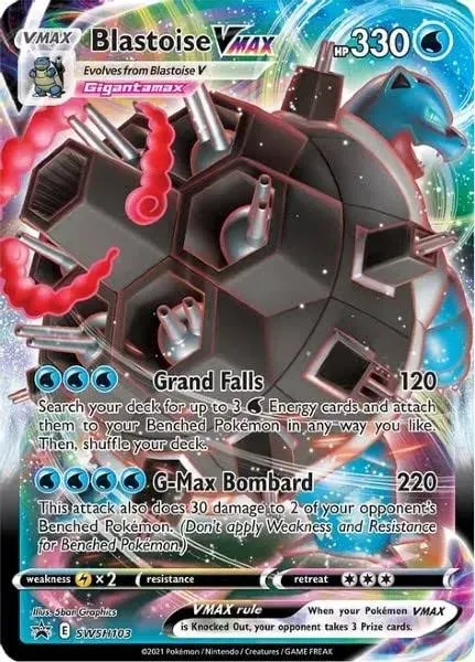 Pokemon Sword & Shield Promo Blastoise VMAX SWSH103