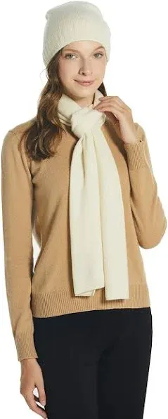 100% Cashmere Winter Scarf in Solid Colors with Gift Box for Women, Warm &amp; So...