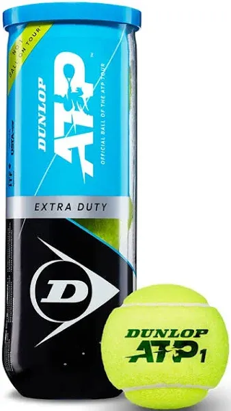 Dunlop ATP Extra Duty Tennis Ball- 24 Cans