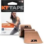 KT Tape Original Elastic Sports Tape, 2 Inch x 10 Inch, Beige (20 ct)