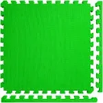 Meister X-Thick 1.5" Interlocking 10 Tiles Gym Floor Mat - Green