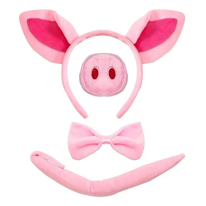 LOVINSHOW Pig Nose Ears and Tail Set