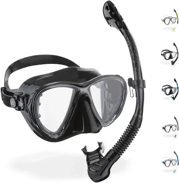 Cressi Evo Big Eyes Alpha Ultra Dry Snorkeling Set