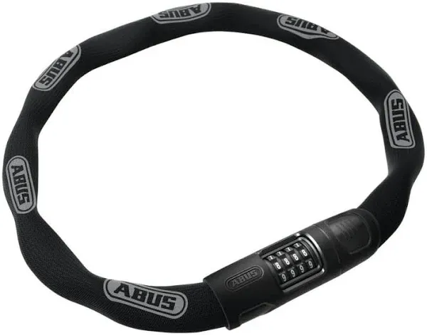 ABUS Chain Lock 8808C, Sturdy Combination Lock, Made of Specially Hardened Steel, Easy-to-Read Numbers with Cover, ABUS Security Level 9