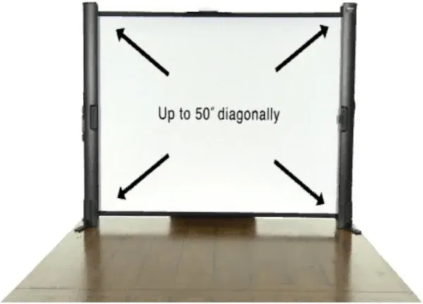 Epson ES1000 50-inch Ultra Portable Tabletop Projection Screen