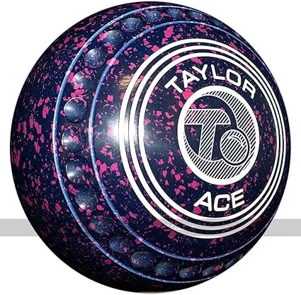 Taylor Ace Colored Dark Blue/Magenta Bowls - Set of 4, Heavy, Size 3, Progrip