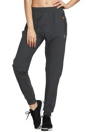 BALEAF Women's Joggers Pants Athletic Running Jogging Pants Hiking Quick Dry Zipper Pockets