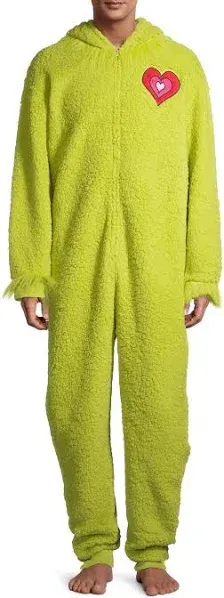 Dr. Seuss Unisex Toddler The Grinch Christmas Matching Family Pajamas Union Suit