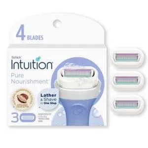 Schick Intuition Pure Nourishment Coconut Milk & Almond Milk Razor (0.35 oz)