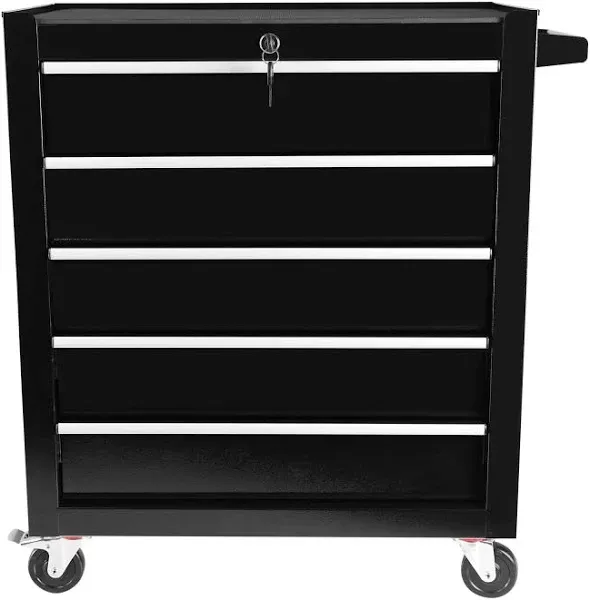 5 Drawer Rolling Tool Chest Cabinet with Wheels