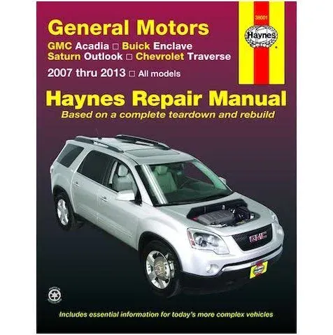 Haynes Manuals 38001 Repair Manual