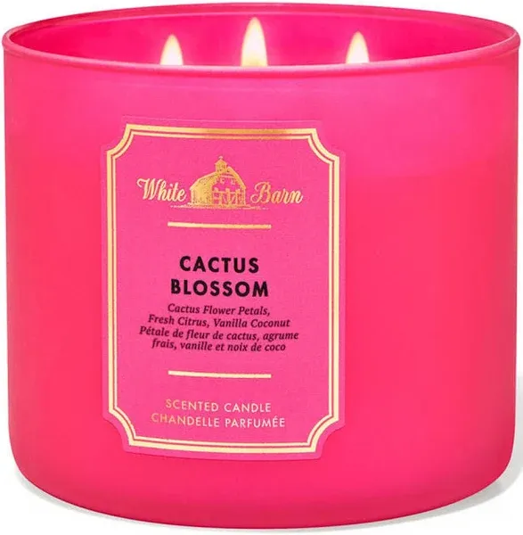 Bath & Body Works Cactus Blossom 3-Wick Candle