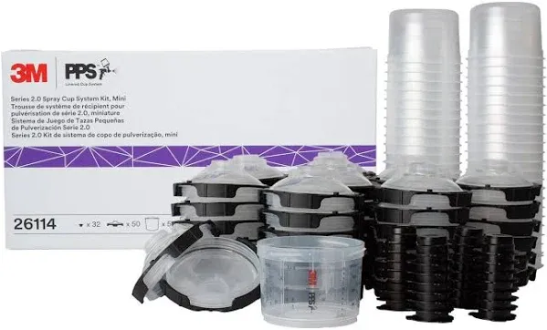 3M 26114 PPS Series 2.0 Spray Cup System Kit