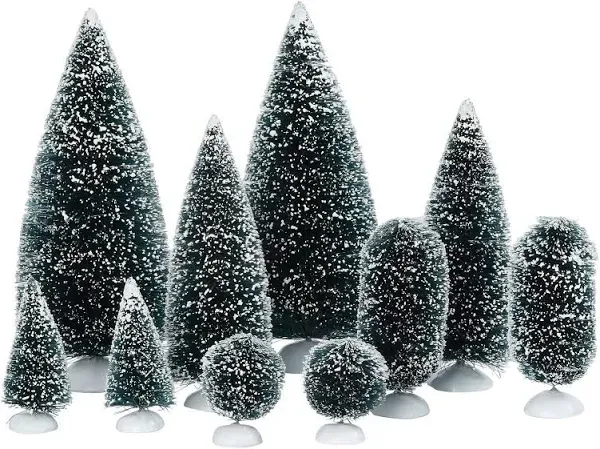 Department 56 Village Collections Bag-O-Frosted Topiaries Tree