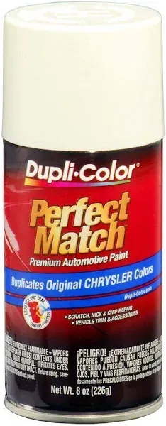 Dupli-Color - BCC0407 E7 Stone White Chrysler Perfect Match Automotive Paint - Aerosol, 8 oz.