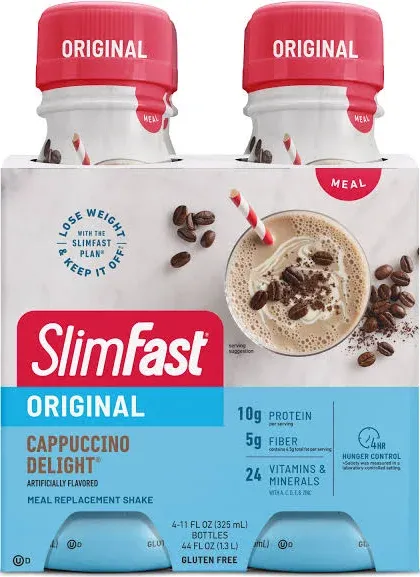 Slimfast Meal Replacement Shake Original 10g Of Ready To Drink Protein For Weight Loss