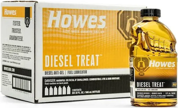 Howes &#039;Diesel Treat&#039; Diesel Conditioner and Anti-Gel (1 Quart) - 12 Pack