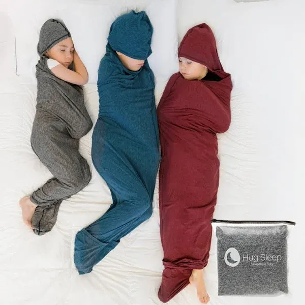 Hug Sleep Hooded Sleep Pod Move for Kids, Wearable Blanket for 7-10 Year Old Girl or Boy