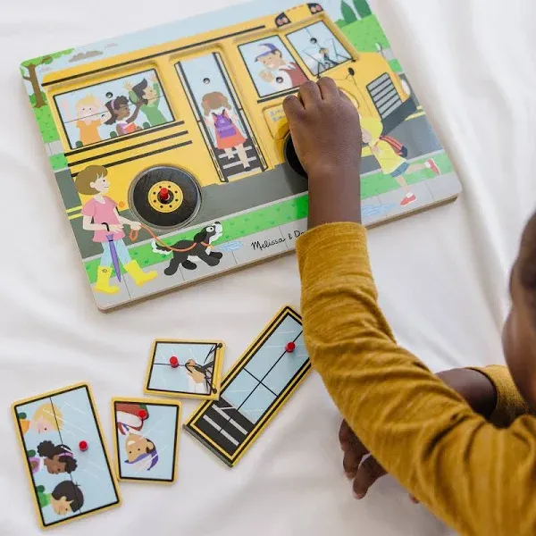 Melissa & Doug The Wheels On The Bus Sound Puzzle