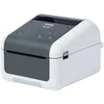 Brother TD4420DN 4-inch Thermal Desktop Barcode and Label Printer, for Labels, Barcodes, Receipts and Tags, 203 dpi, 8 IPS, Standard USB and Serial, Ethernet LAN