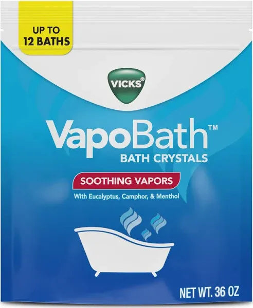 Vicks VapoBath Soothing Vapors Bath Crystals