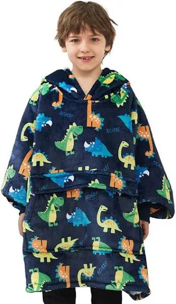 KFUBUO Dinosaur Wearable Blanket Hoodie