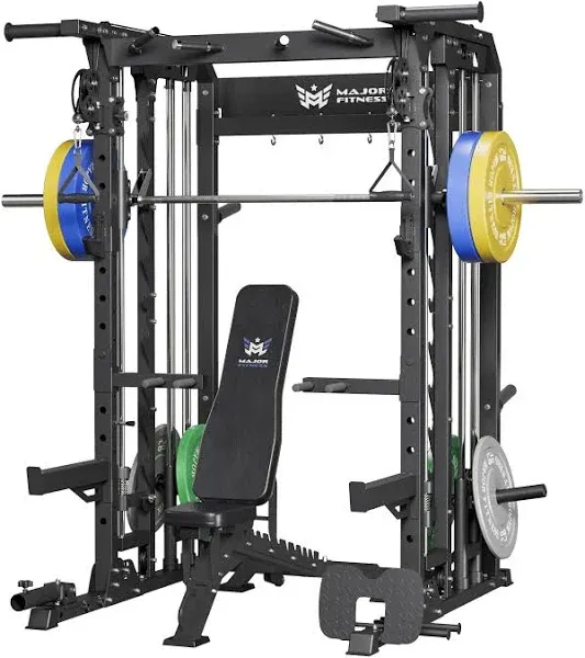 Major Fitness B52 All-in-One Smith Machine & Power Rack Package