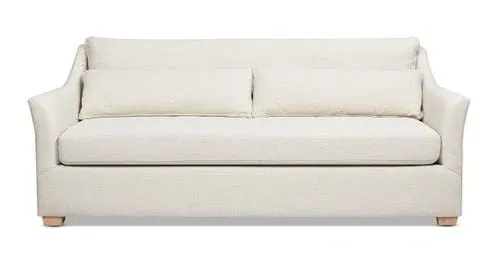 Jennifer Taylor Home Ada 83" Flared Arm Contemporary Sofa with Lumbar Pillows