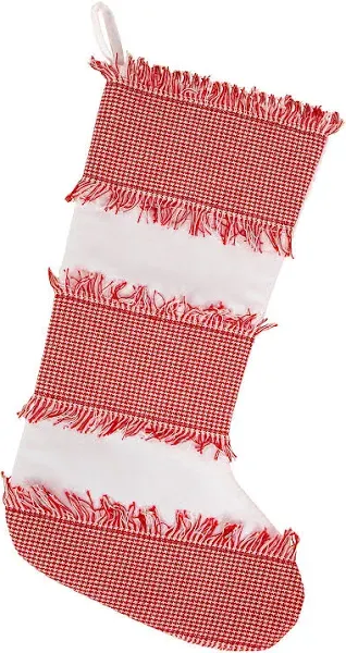 National Tree Company HGTV Home Collection Ric Rac Border Stocking