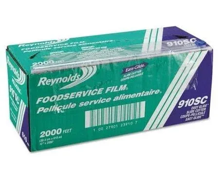 Reynolds PVC Food Wrap Film Roll in Easy Glide Cutter Box