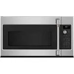 Cafe | 2.1 Cu. Ft. Stainless Steel With Brushed Stainless Over-The-Range Microwave Oven | Realry