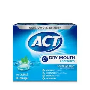 ACT Dry Mouth Soothing Mint Lozenges (3.2 oz)