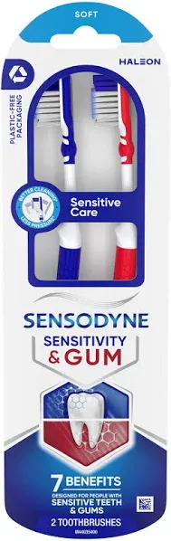 Sensodyne Sensitivity & Gum Soft Toothbrush Designed for Sensitive Teeth