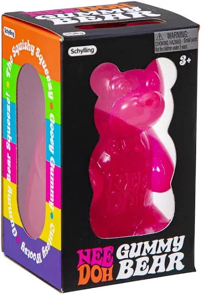 Schylling TGBND24 Nee Doh Gummy Bear Fidget Toy (1 PC ONLY)