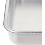 - 47500  Naturals Aluminum Commercial 8&#034; X 8&#034; Square Cake Pan, 8 by 8 Inches, Si