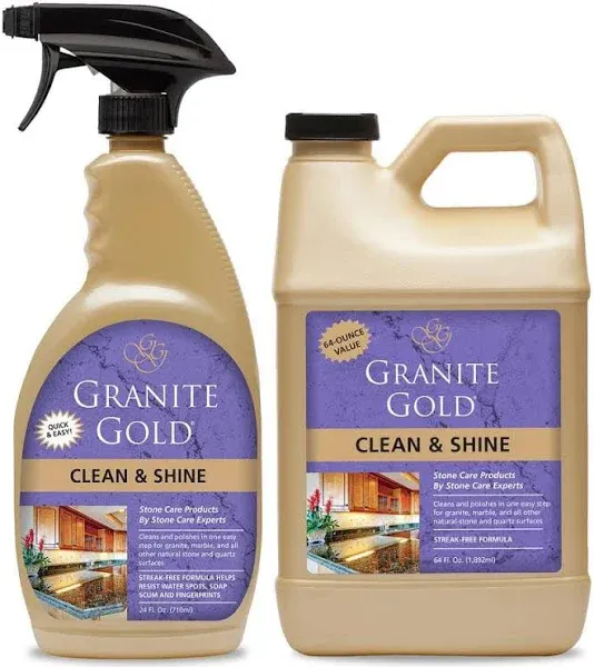 Granite Gold Clean & Shin Cleaner - 24 oz bottle