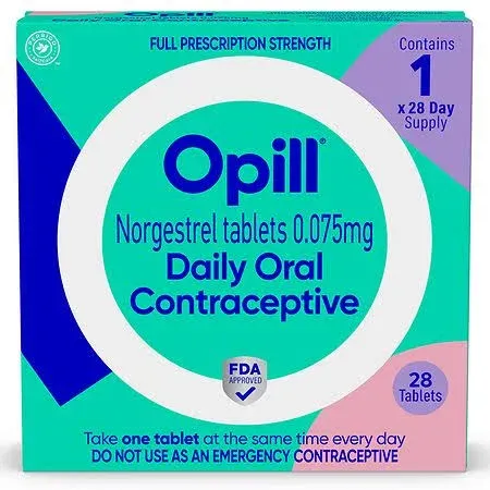 Opill Daily Oral Contraceptive 84 Tablets