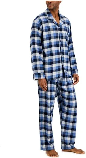 "Hanes Men's Flannel Pajama Set