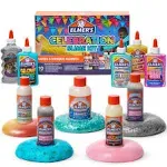 Elmer’s Celebration Slime Kit | Slime Supplies Include Assorted Magical Liquid Slime Activators and Assorted Liquid Glues, 10 Count