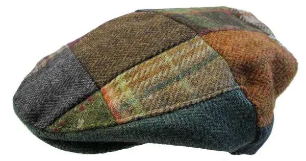 Biddy Murphy Men's Patchwork Irish Wool Flat Cap