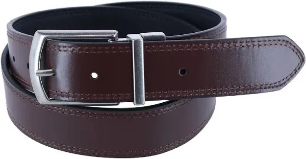 New Dickies Men&#039;s Leather Reversible Jean Belt