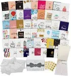 60 Unique Birthday Cards,Birthday Cards Bulk With Message multicolored 