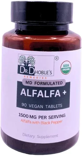 DR. DHOBLE’S REMEDIES Alfalfa Plus 1500 mg Per Serving