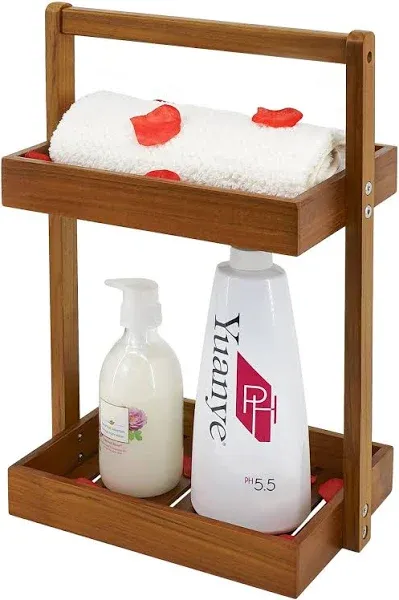 Utoplike Teak Shower Caddy Corner