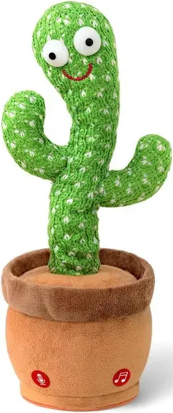 Vrtdlitg Interactive Talking Dancing Cactus Toy