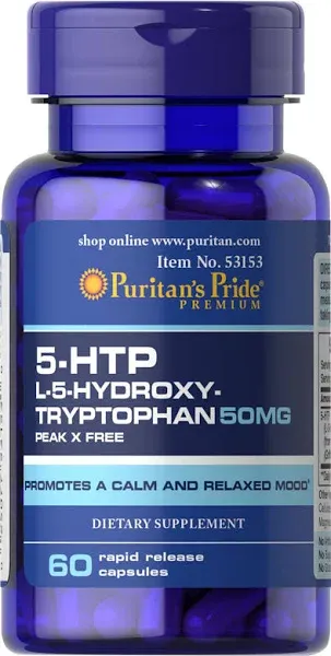 Puritan's Pride 5-HTP 50 mg