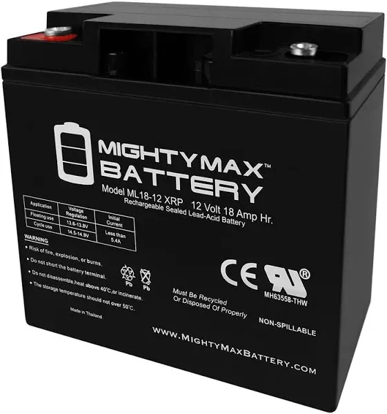 Mighty Max Battery 12V 18AH SLA Replacement Battery for Troy-Bilt Generator