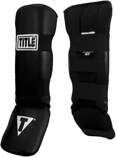 Title MMA Vinyl Shin Instep Guards-Child