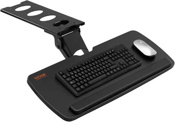 Huanuo Keyboard Tray Under Desk Ergonomic Pull out Keyboard/Mouse Tray 25x9.8 in